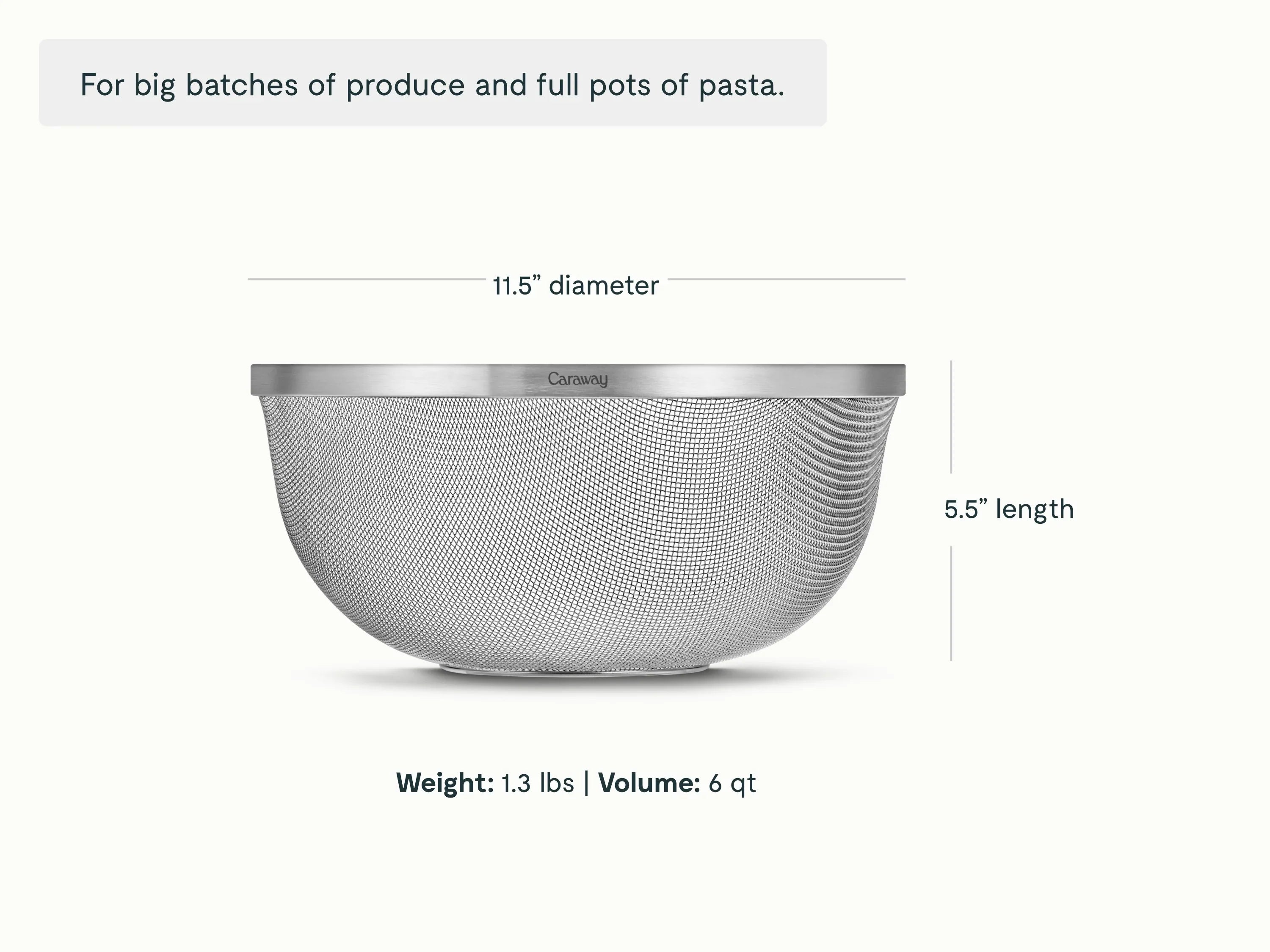 Large Stainless Steel Strainer