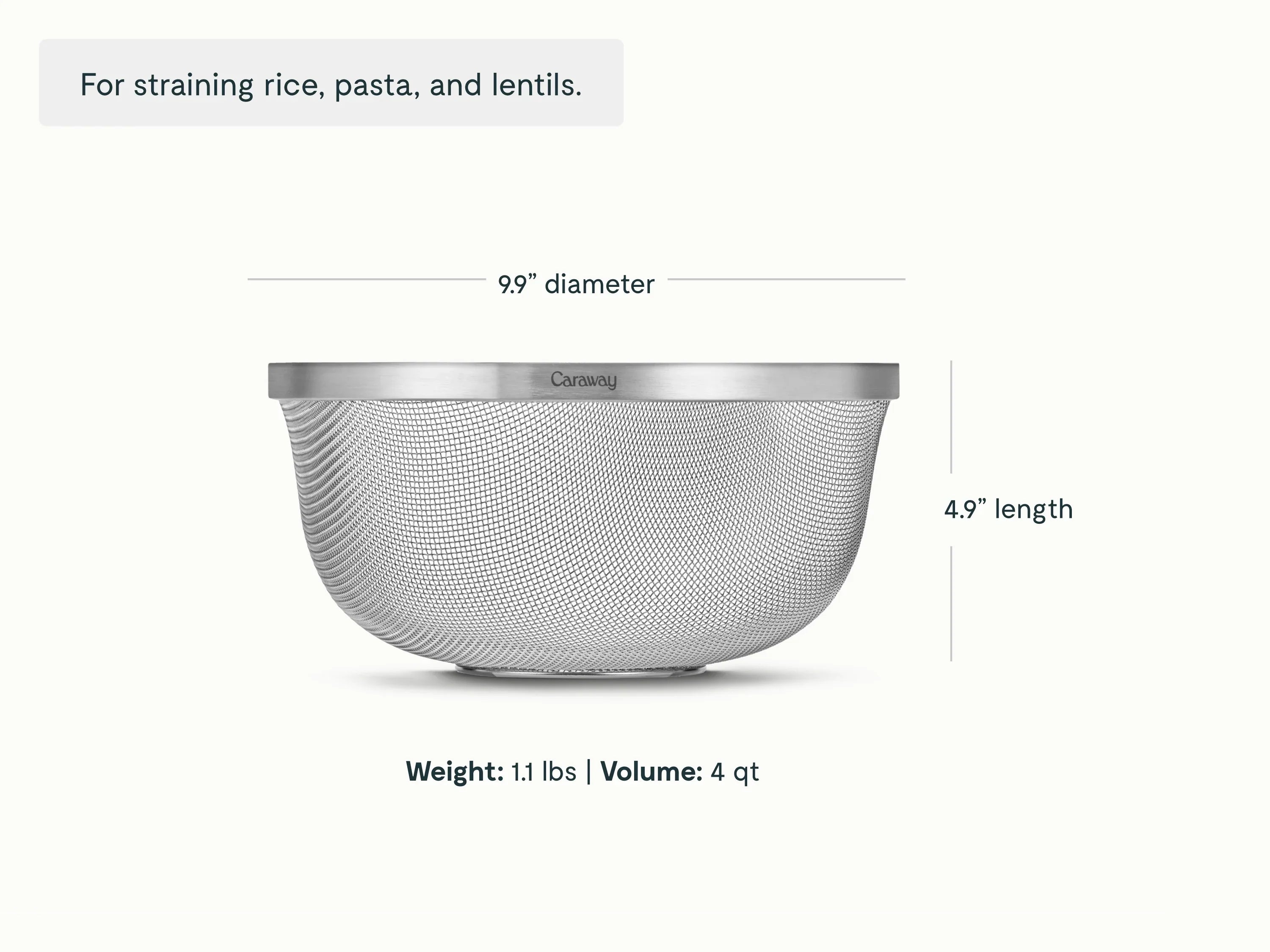 Medium Stainless Steel Strainer